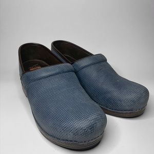 DANSKO PRO XP KNIT NUBUCK 42 Clog Professional Blue Shoes